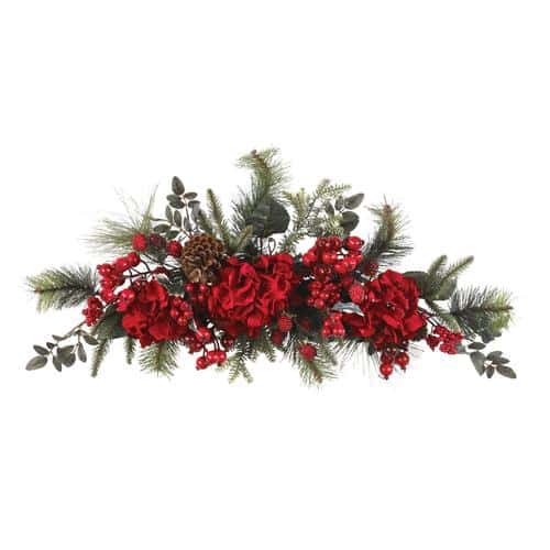 30″ Holiday Hydrangea Swag | Rental 30″ Holiday Hydrangea Swag | Rental