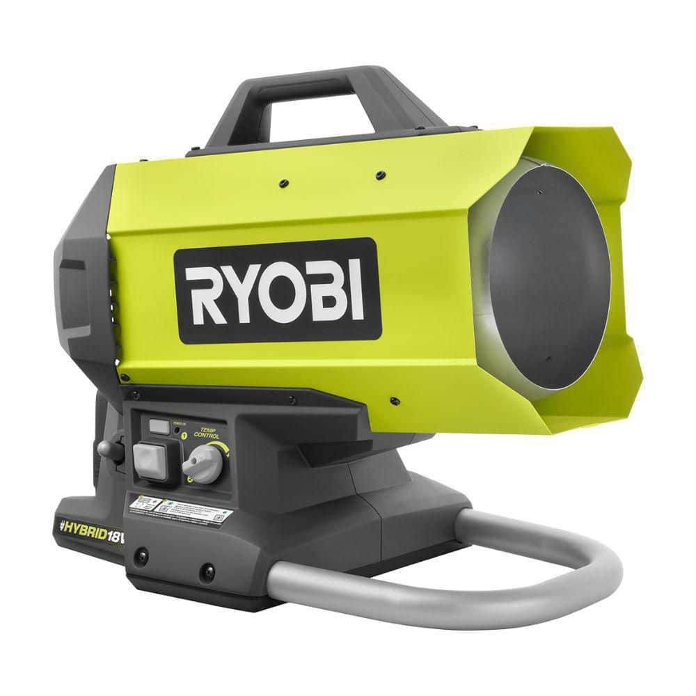 RYOBI — ONE+ 18V Cordless Hybrid Forced Air Propane Heater (Tool Only) | Rental RYOBI — ONE+ 18V Cordless Hybrid Forced Air Propane Heater (Tool Only) | Rental