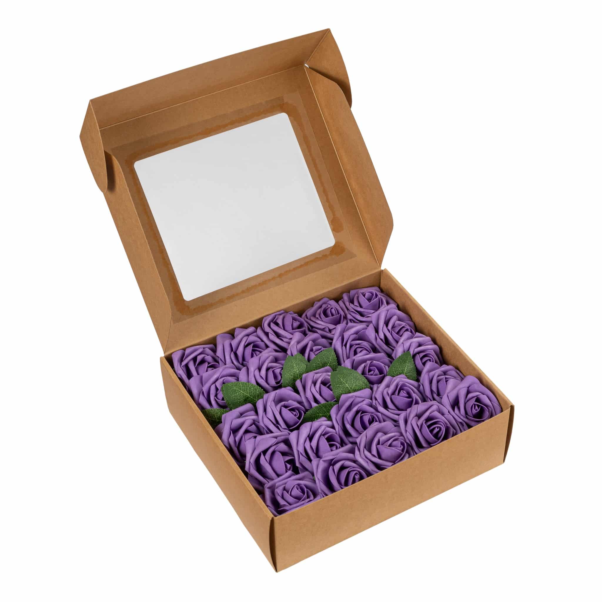 Artificial DIY Foam Rose Stems (50 pcs) – Wisteria/Victorian Lilac | Rental