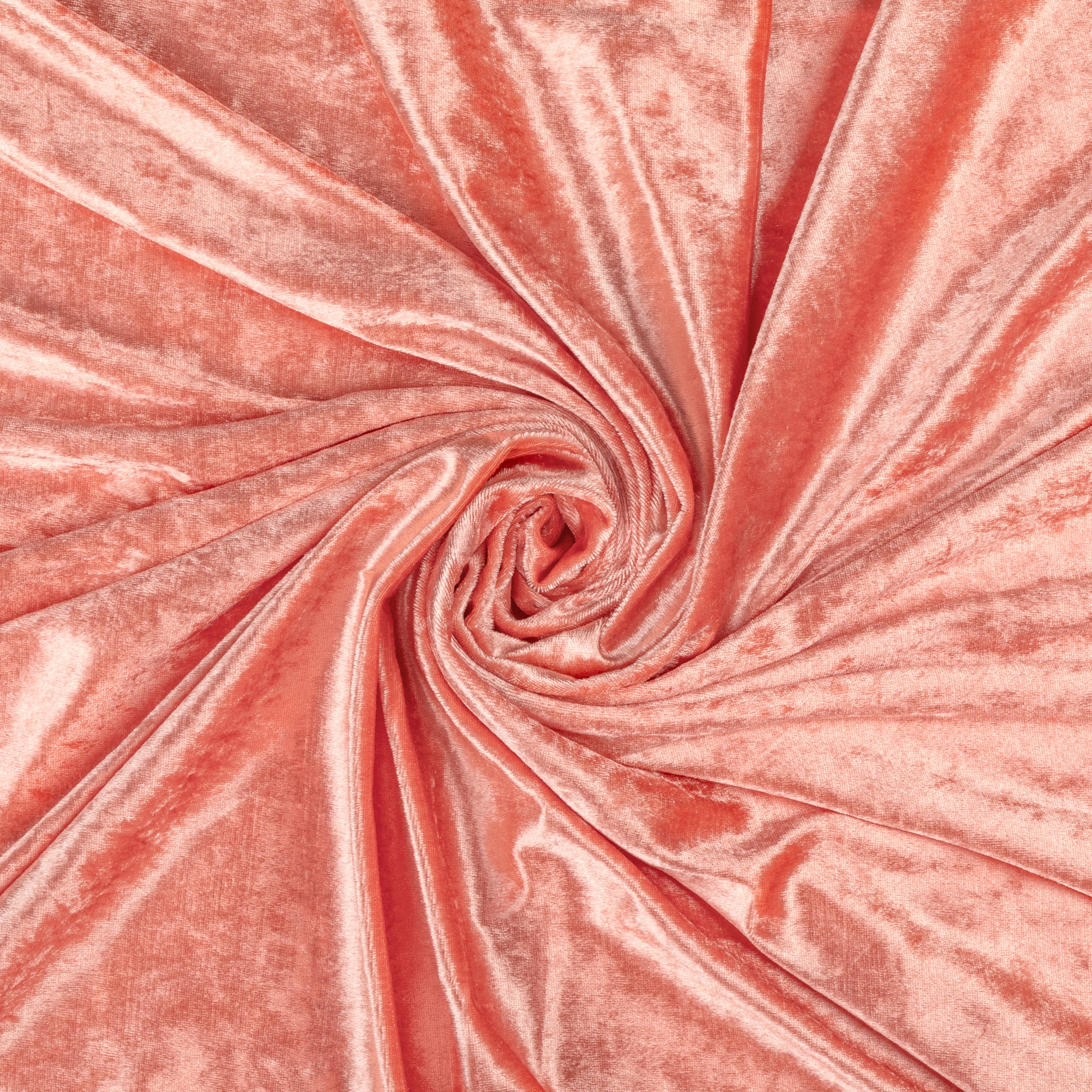10 yards Velvet Fabric Roll – Coral | Rental