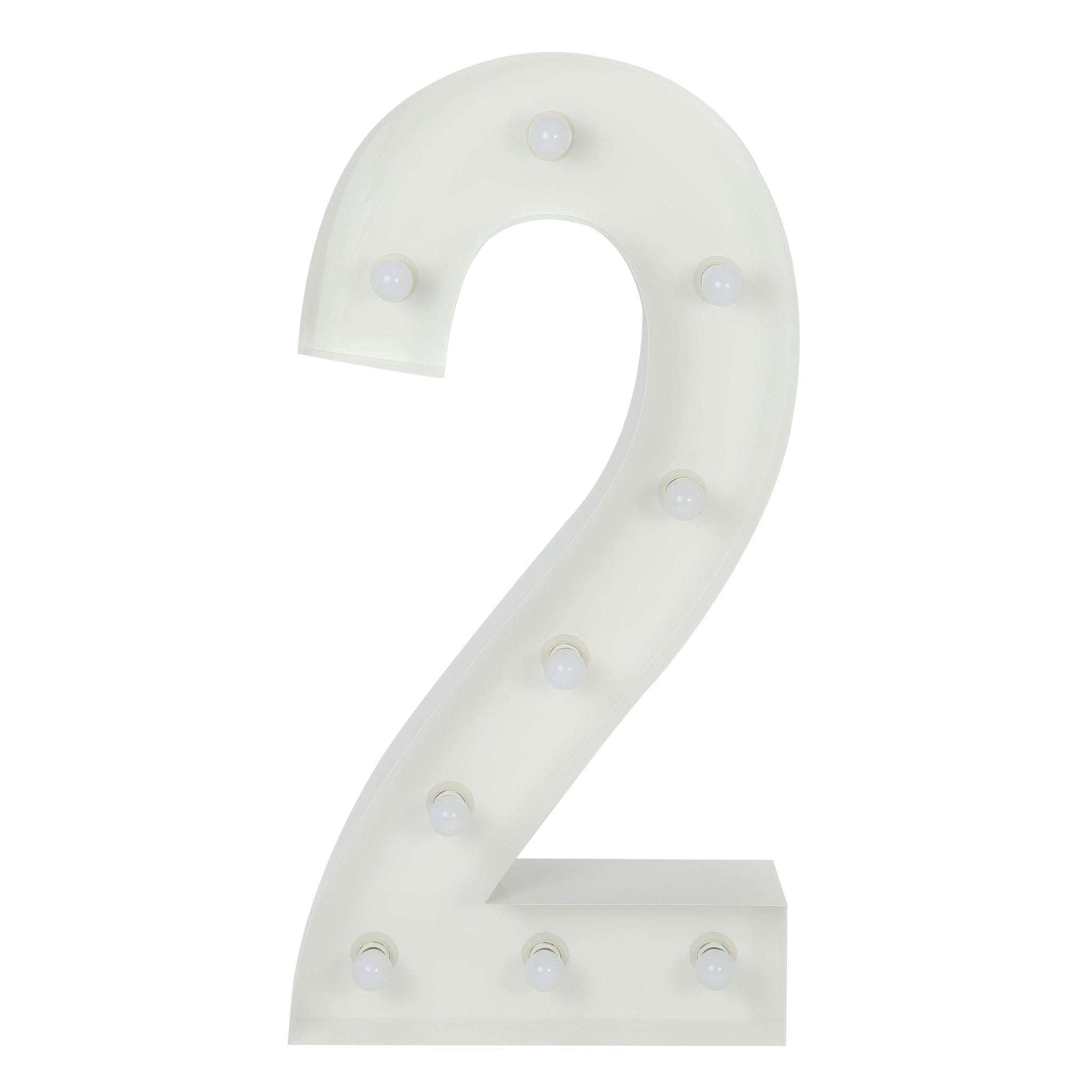 Large 4ft Tall LED Marquee Number – 2 | Rental Large 4ft Tall LED Marquee Number – 2 | Rental