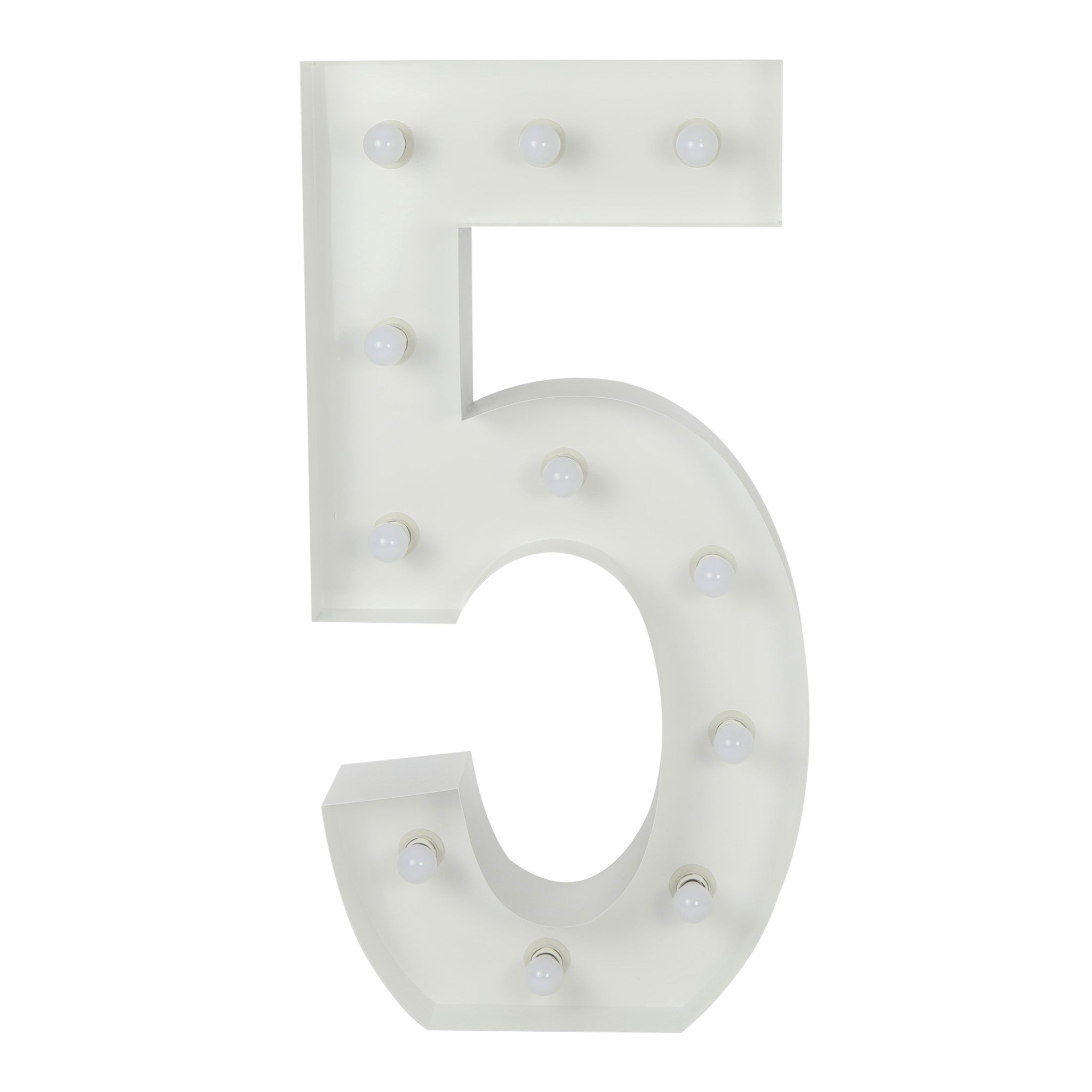 Large 4ft Tall LED Marquee Number – 5 | Rental Large 4ft Tall LED Marquee Number – 5 | Rental