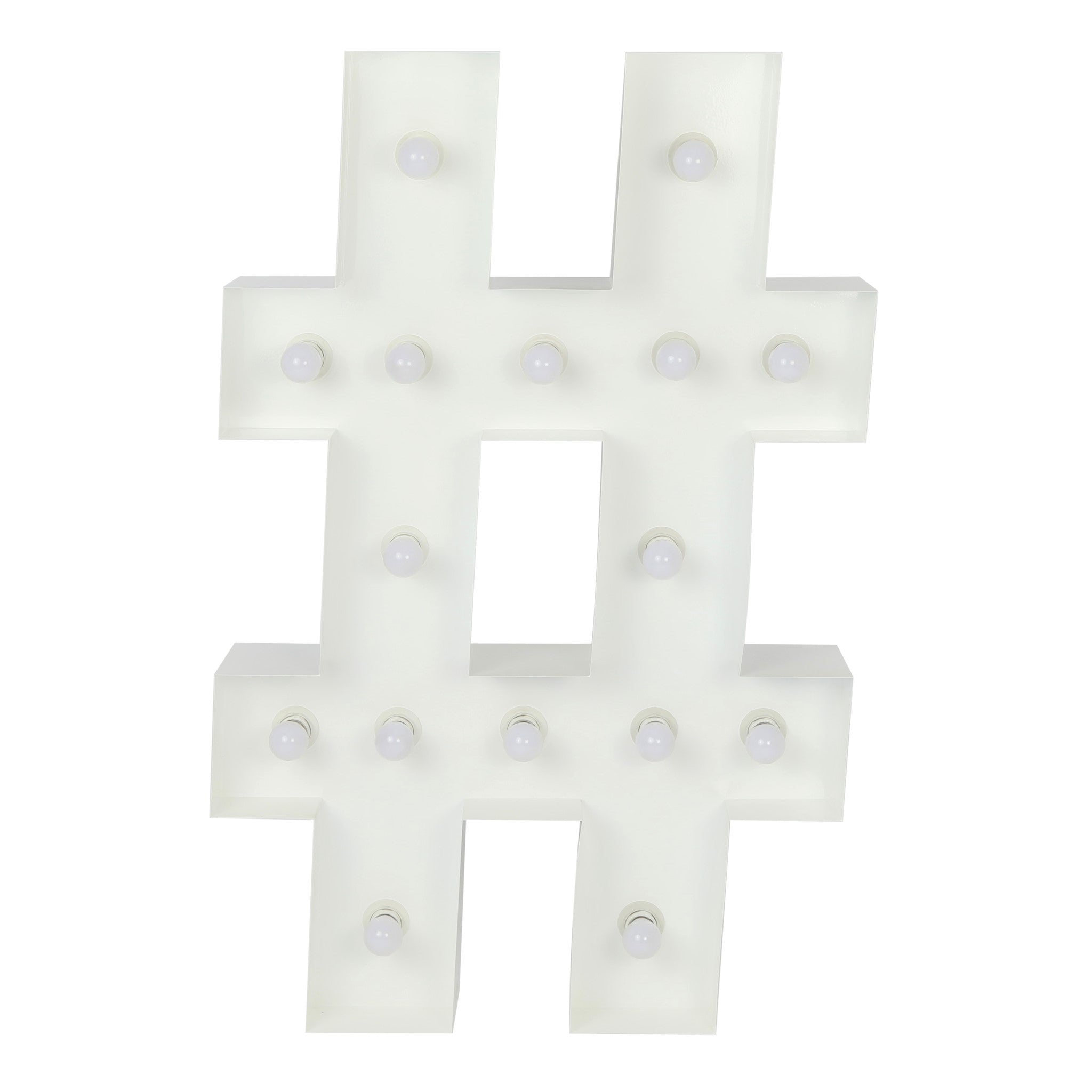 Pound Sign “#” LED Marquee Large 4ft Tall | Rental Pound Sign “#” LED Marquee Large 4ft Tall | Rental