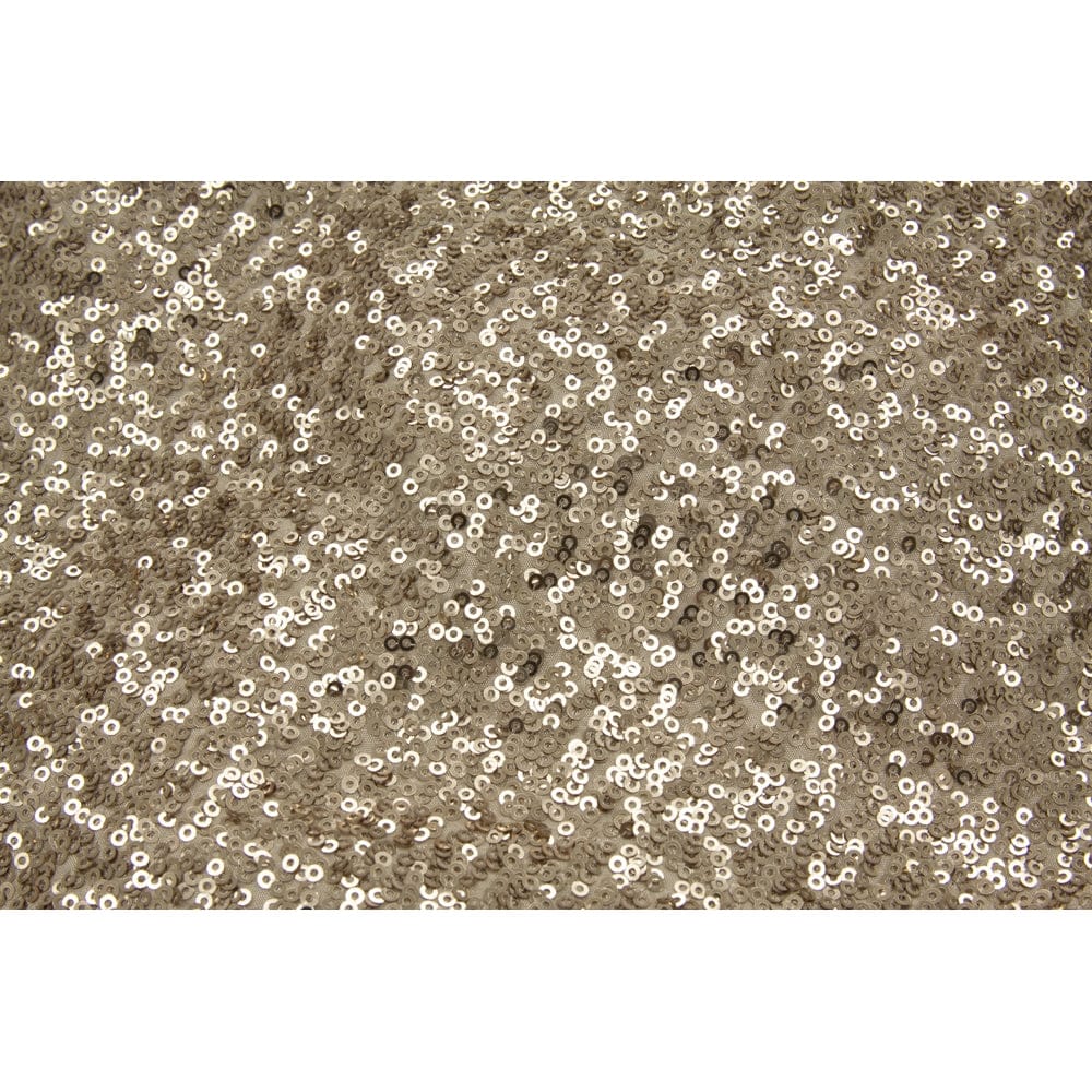 10 yards GLITZ Sequins Fabric Bolt – Champagne | Rental