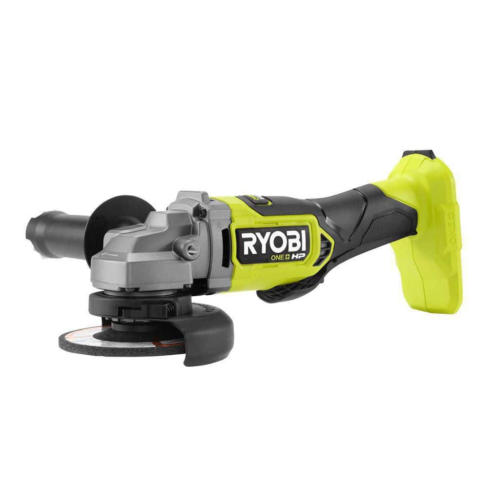 RYOBI — ONE+ HP 18V Brushless Cordless 4-1/2 in. Angle Grinder (Tool Only) | Rental RYOBI — ONE+ HP 18V Brushless Cordless 4-1/2 in. Angle Grinder (Tool Only) | Rental
