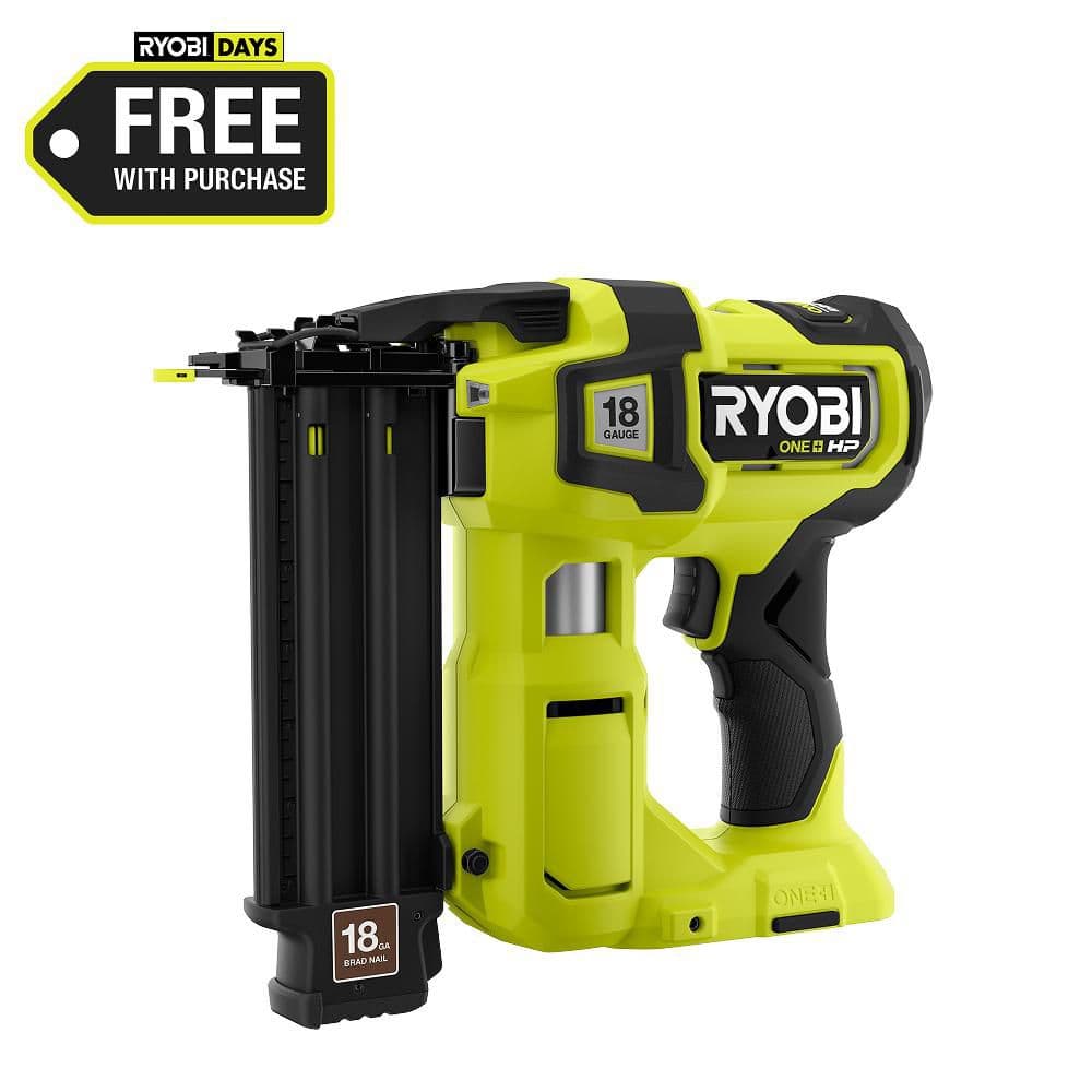 RYOBI — ONE+ HP 18V 18-Gauge Brushless Cordless AirStrike Brad Nailer (Tool Only) | Rental RYOBI — ONE+ HP 18V 18-Gauge Brushless Cordless AirStrike Brad Nailer (Tool Only) | Rental